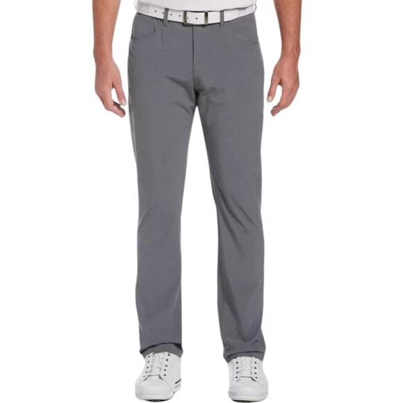 PGA TOUR Men’s Dark Grey 5 Pocket Horizontal Texture Golf Pant | NEW/NWT!! - Picture 1 of 8